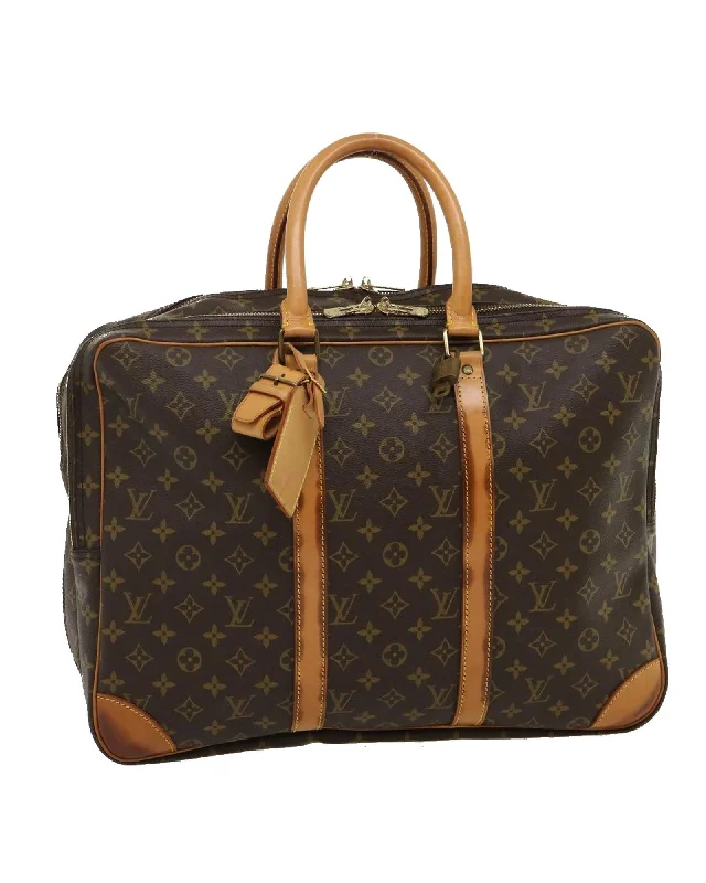 Tote bags with luxe velvet material for a plush, elegant appearance-Monogram Sirius 45 Boston Bag