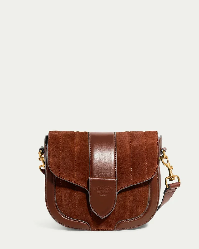 Vegan leather handle bags for eco-friendly chic -Aiken Flap Crossbody