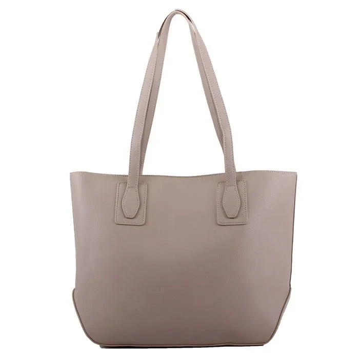 Handle bags with modern cutouts for style -BGW81077 Light Weight Carryall Market Tote/Fashion Handbag