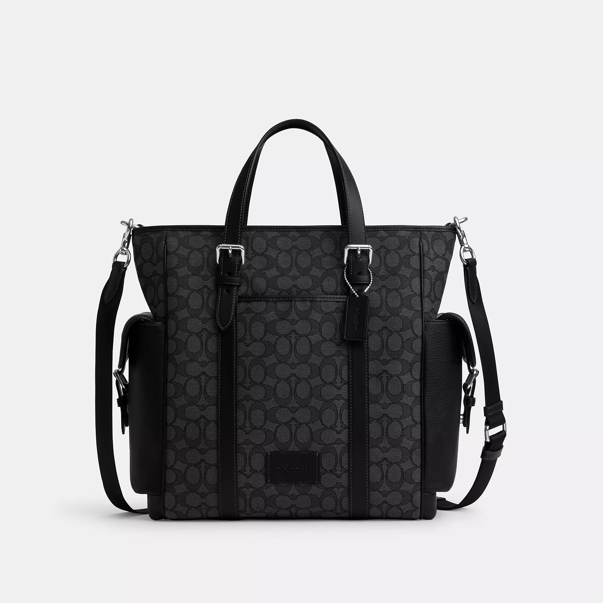 Durable handle bags for heavy-duty everyday use -Coach Outlet Sprint Tote In Signature Jacquard