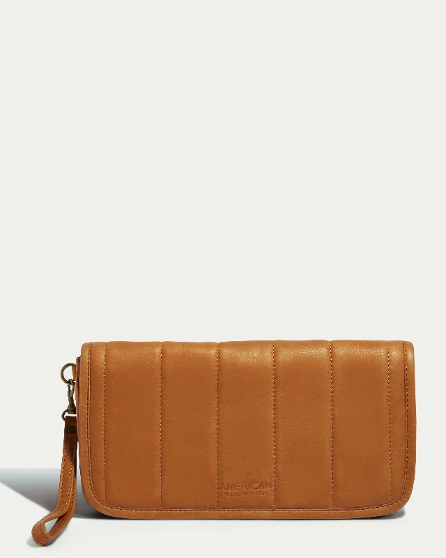 Handle bags with expandable sides for flexibility -Dayton Oversized Clutch