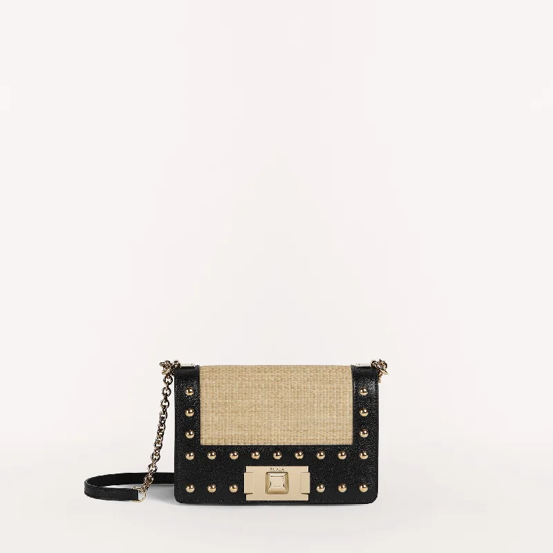 Handle bags with subtle embroidery for detail -Furla  Mini Crossbody