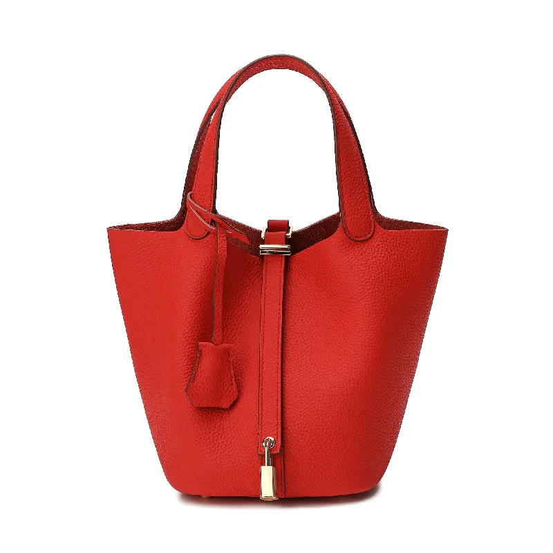 Handle bags with laptop sleeves for work -Tiffany & Fred Full-grain Leather Top-Handle Bag