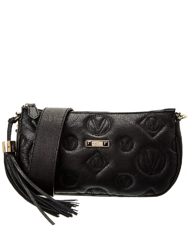 Handle bags with inner compartments for essentials -Valentino by Mario Valentino Alma Petit Signature Leather Crossbody